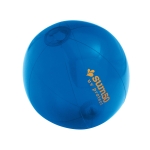 Ballon de plage publicitaire personnalisé transparent et coloré Mini couleur bleu image avec logo